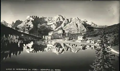 Lago Misurina Sorapis / Italien /Italien