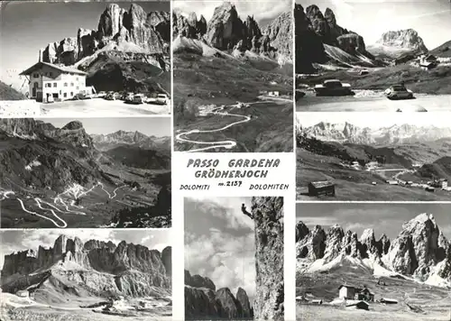 Passo Gardena Groednerjoch Dolomiten / Italien /Italien