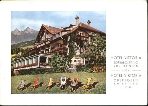 Oberbozen Hotel Vittoria / Italien /Italien