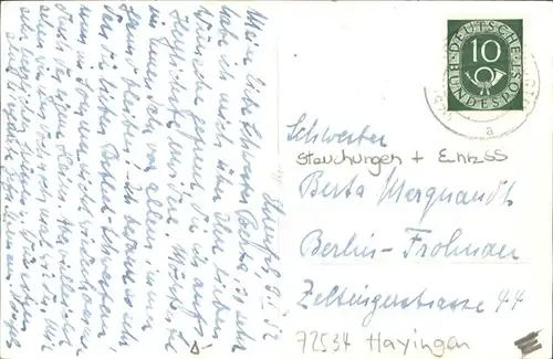 Hayingen [Handschriftlich] Schloss Ehrenfels Fliegeraufnahme  /  /