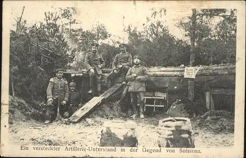 Soissons Artillerie-Unterstand /  /
