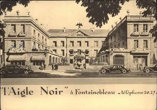 AK / Ansichtskarte Fontainebleau Aigle Noir