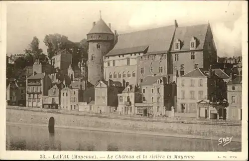 AK / Ansichtskarte Laval Chateau Riviere Mayenne /  /