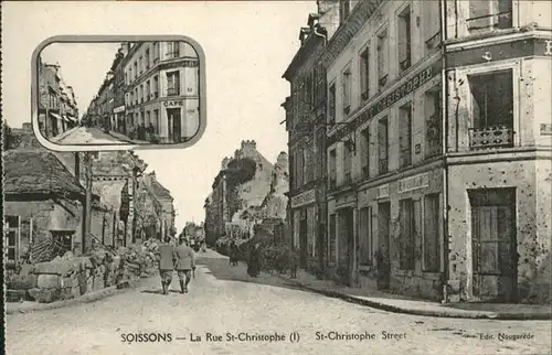 AK / Ansichtskarte Soissons La Rue St-Christophe /  /