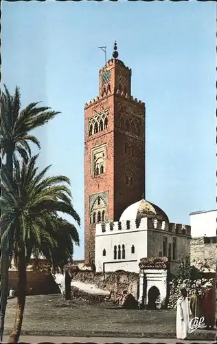 AK / Ansichtskarte Marrakech Koutoubi Marabout / Marokko /Marokko
