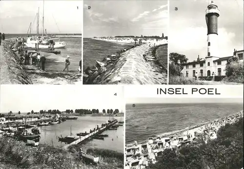 AK / Ansichtskarte Poel Insel Leuchtturm Hafen  /  /