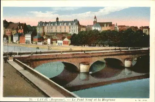 AK / Ansichtskarte Laval Pont Neuf
Mayenne /  /