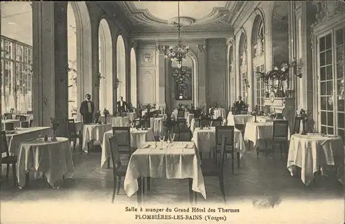 AK / Ansichtskarte Plombieres-les-Bains Salle Ã  manger du Grand Hotel des Thermes /  /