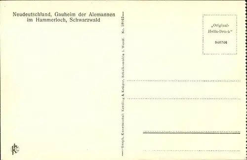 AK / Ansichtskarte Hammerloch Gauheim /  /