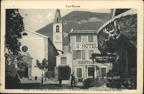 AK / Ansichtskarte St Andre les Alpes Kirche
Hotel /  /