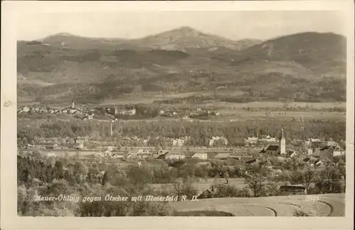 Mauer-Ã–hling Ã–tscher Ulmerfeld