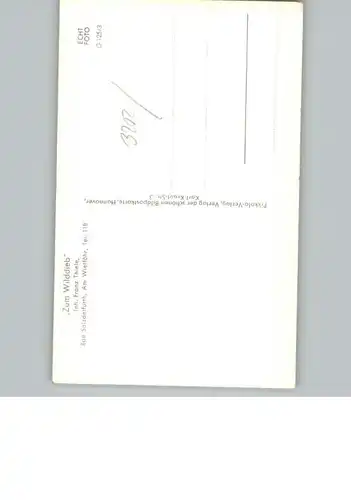 Bad Salzdetfurth Gasthaus Zum Wilddieb /  /