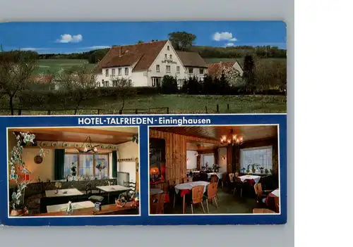 Eininghausen Hotel - Pension Haus Talfrieden  /  /