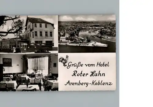 AK / Ansichtskarte Arenberg Hotel-Restaurant-Cafe Roter Hahn /  /