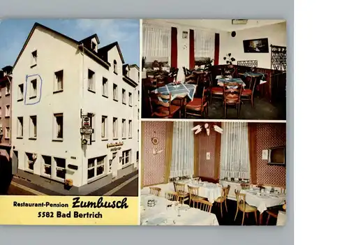 AK / Ansichtskarte Bad Bertrich Restaurant Pension Zumbusch  /  /