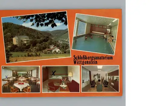 Bad Laasphe Schlossbergsanatorium Wittgenstein /  /