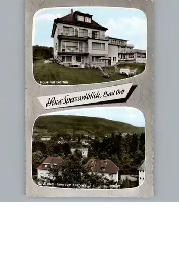 AK / Ansichtskarte Bad Orb Pension Haus Spessartblick  /  /