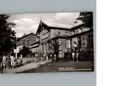 AK / Ansichtskarte Bayerisch Eisenstein Grenzbahnhof Bayern Tschechien /  /