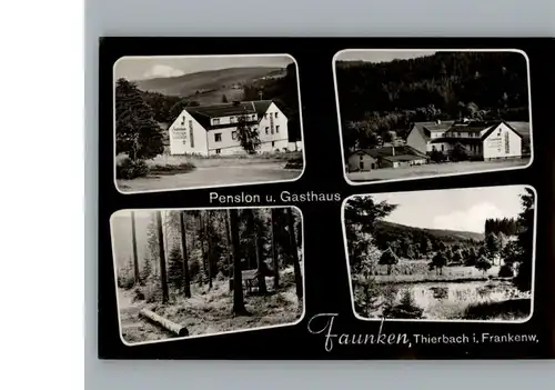 Thierbach Gasthaus Pension Faunken /  /