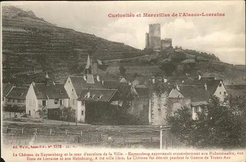 Kaysersberg Chateau Kat. Kaysersberg