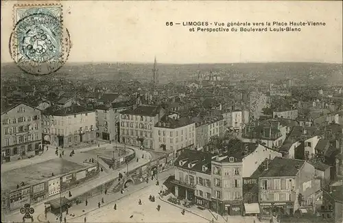 Limoges Place Haute Vienne Boulevard Louis Blanc Kat. Limoges