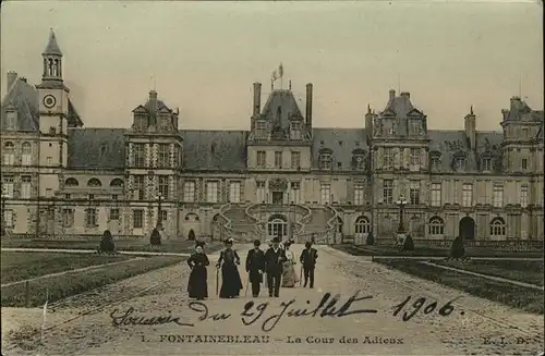 Fontainebleau Cour Adieux Kat. Fontainebleau