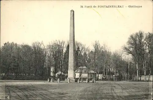 Fontainebleau Obelisque Kat. Fontainebleau