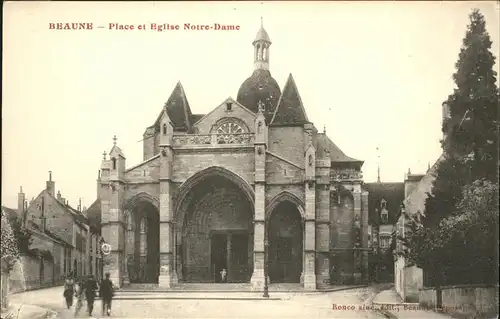 Beaune Place Eglise Notre Dame Kat. Beaune