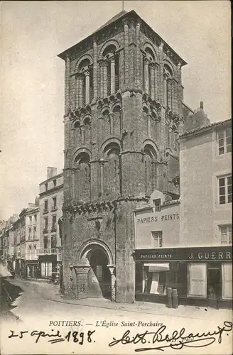 Poitiers Eglise Saint Porchaire Kat. Poitiers