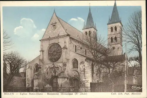 Melun Eglise Notre Dame Kat. Melun