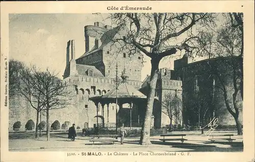 hw06793 Saint-Malo Le Chateau Kategorie. Frankreich Alte Ansichtskarten