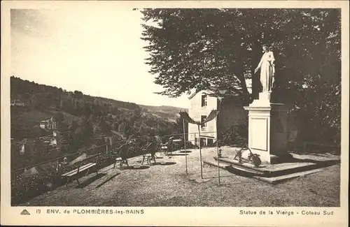 Plombieres-les-Bains Statue de la Vierge Kat. Plombieres-les-Bains