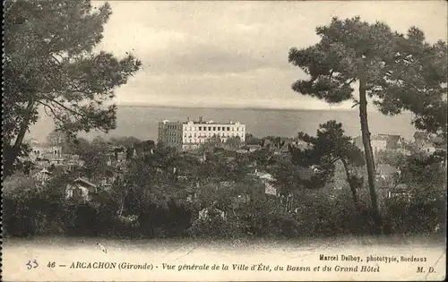 AK / Ansichtskarte Arcachon Grand Hotel  Kat. Arcachon