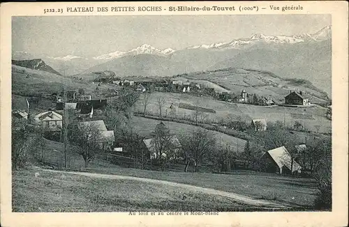 Saint Hilaire du Touvet Plateau Petites Roches
