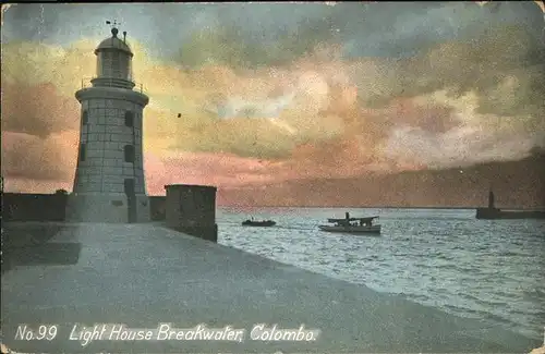 Colombo LightHouse Breakwater Kat. Colombo