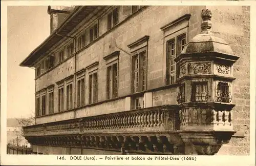 Dole Hotel Dieu Poiviere et Balcon Kat. Dole