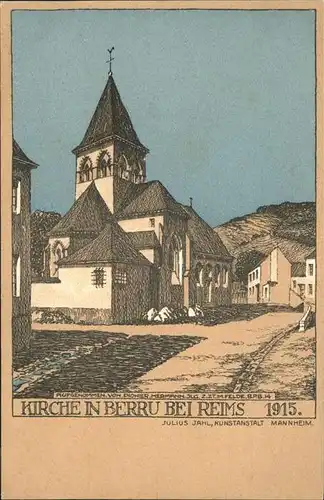 AK / Ansichtskarte Kirchen Berru bei Reims Kat. Gebaeude