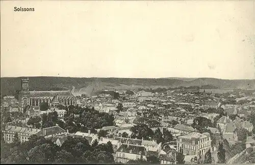 Soissons Vue generale Kat. Soissons