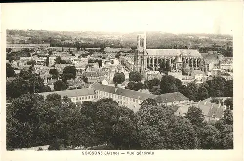 Soissons Vue generale Kat. Soissons