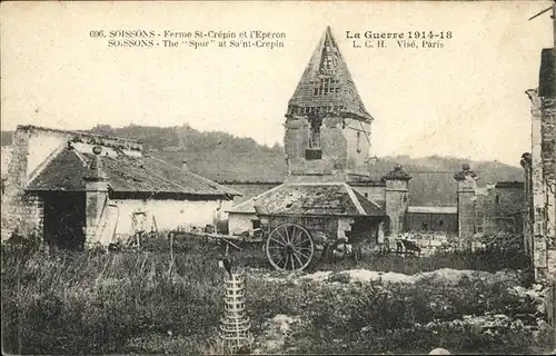 Soissons Ferme St. Crepin l Eperon Kat. Soissons