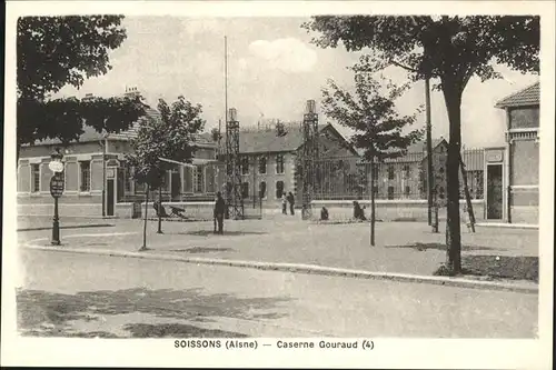 Soissons Caserne Gouraud Kat. Soissons