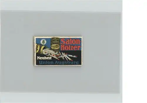 Werbung Salonhoelzer Union Augsburg Kat. Werbung
