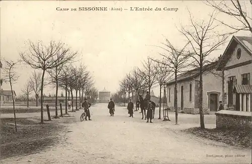 Sissonne Camp de Sissonne   L Entree du Camp  Feldpost /  /