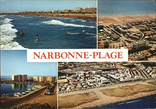 Narbonne Plage port vue aerienne Kat. Narbonne