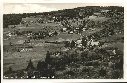 Brandmatt Fliegeraufnahme Kat. Sasbachwalden