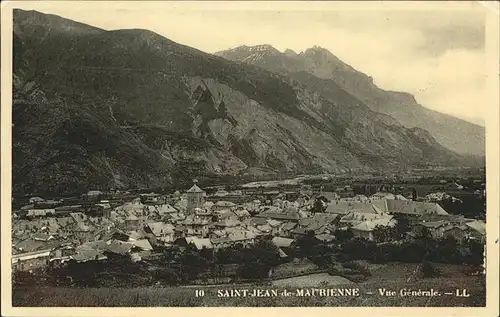 kk12581 St Jean-de-Maurienne Savoie Vue generale Kategorie.  Alte Ansichtskarten