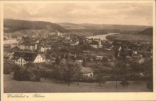 Waldshut Tiengen Rhein Panorama Kat. Waldshut Tiengen