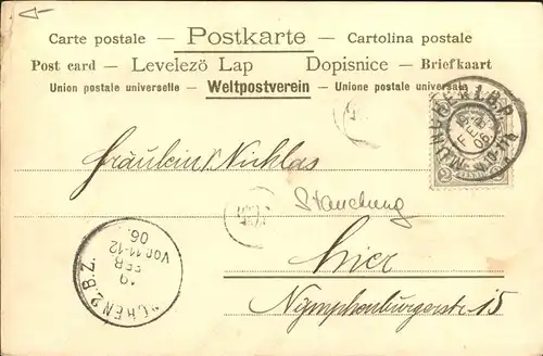 Werbung Nr. 5 Mappepostkarte Probehefte Georg D. W. Callwey Muenchen  Kat. Werbung