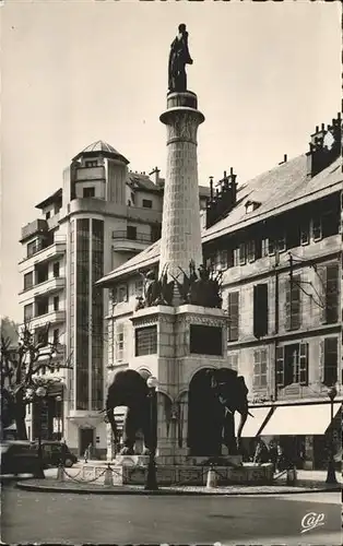 Chambery la Fontaine des Elephants