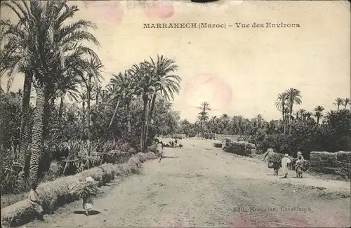 Marrakech Vue des environs Kat. Marokko